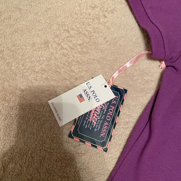 U.S. Polo Assn. Purple classic polo t-shirt, medium, NWT - Picture 3 of 6